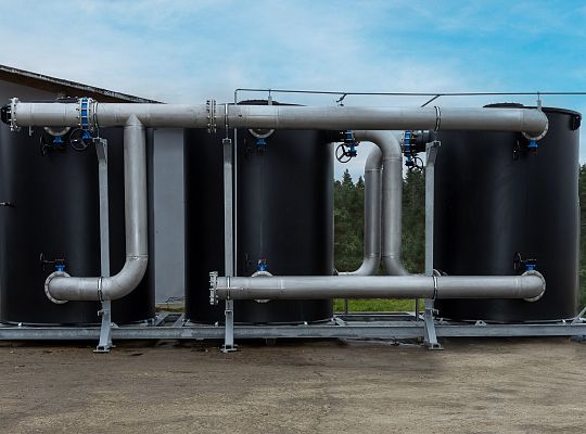 Moduł filtrujący biogaz