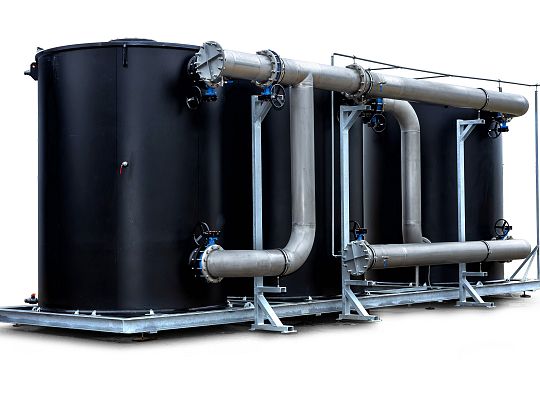 Moduł filtrujący biogaz